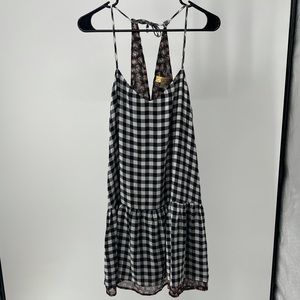 Princess Vera Wang Black Checkered Dress
